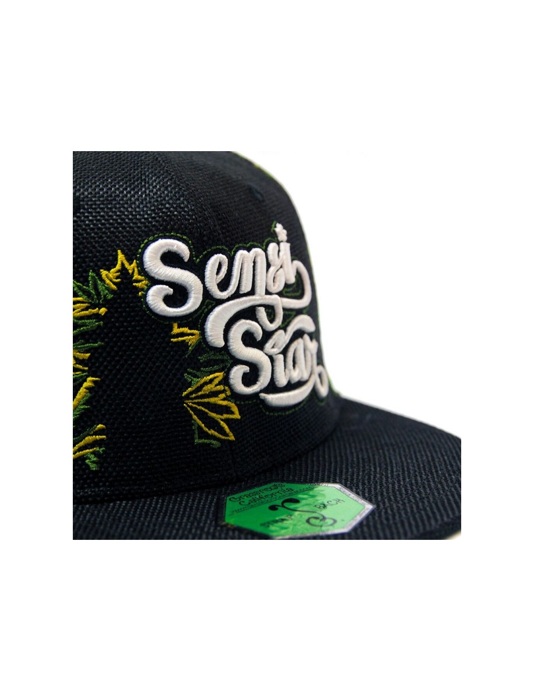 Casquette - Snapback - OR NOIR - fabriqué en chanvre - Paradise Seeds