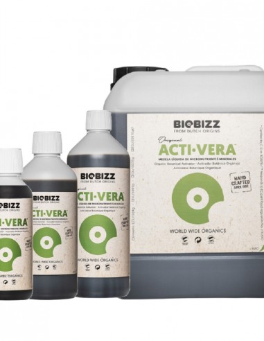 Biobizz Acti-Vera 500 ML – Activateur Organique à Base D’Aloe Vera, Stimulant Croissance Et Immunité Des Plantes