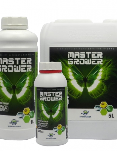Pack Engrais Master Grower 500ml Hydropassion - Kit Croissance Et Floraison Pour Plantes
