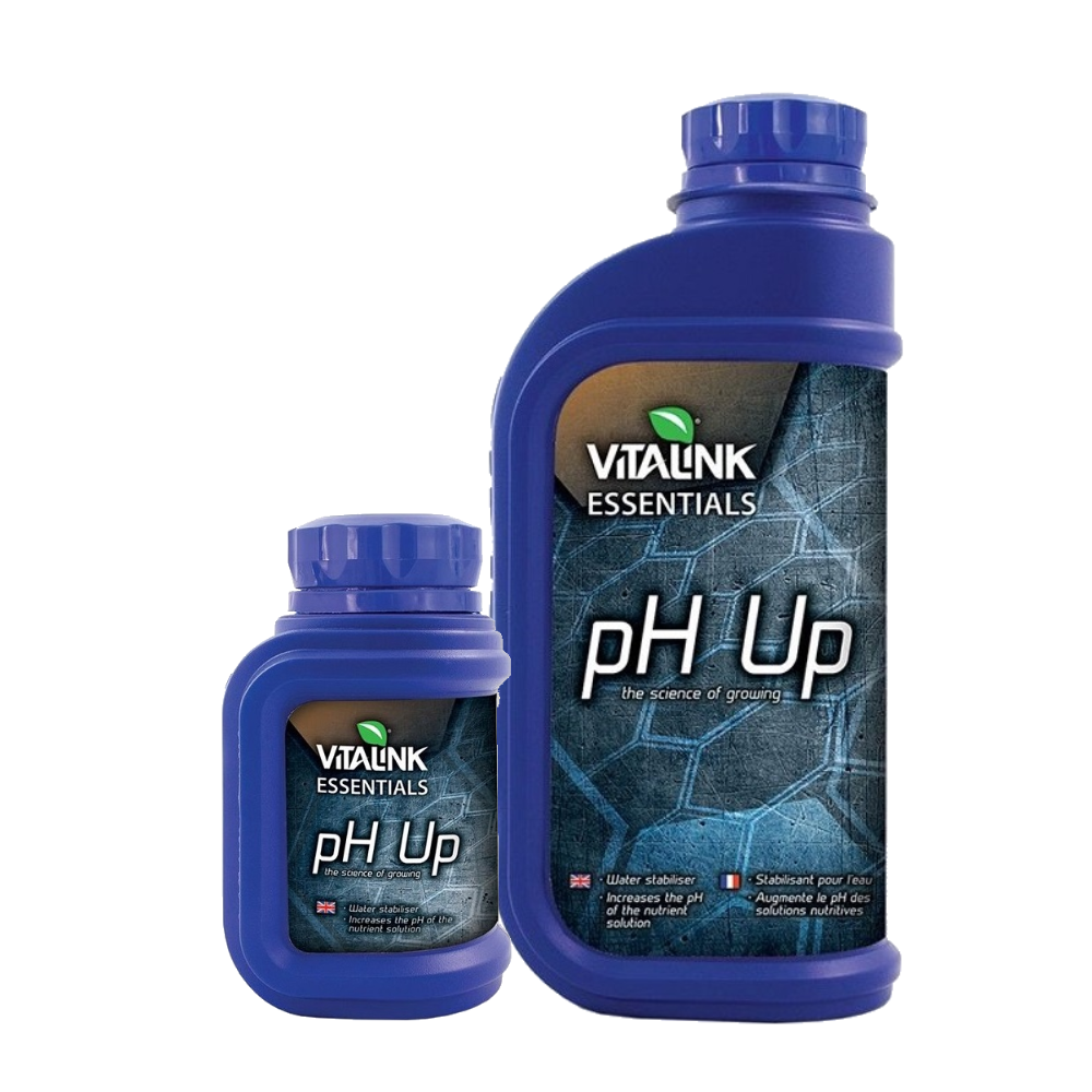 pH Up 250ml VitaLink Essentials - 50% soude - Jardins Alternatifs