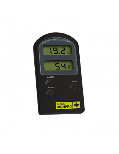 Thermomètre hygromètre digital et sonde de 1.5m - Garden Highpro