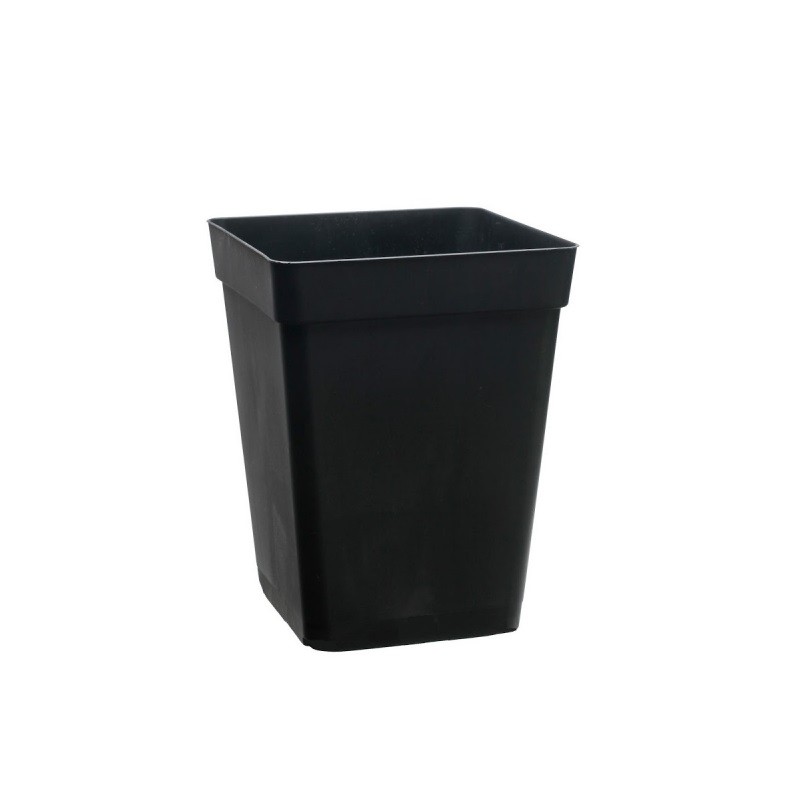 Pot carré noir  3 litres -...