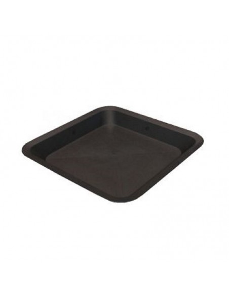 Soucoupe Carrée Pour Plantes 35,6cm Blanche - Bac De Drainage Léger, Durable, Pour Jardinières Intérieur/Extérieur
